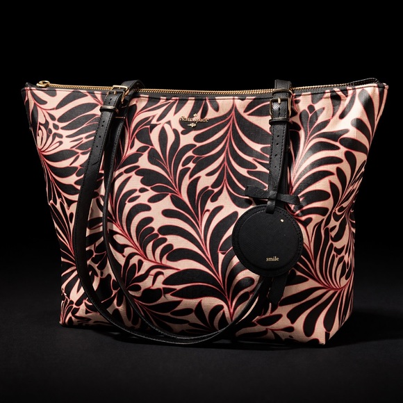 kate spade Handbags - NWOT Kate Spade Cara Tote | Resort Chic Playful Luxury Statement Bag